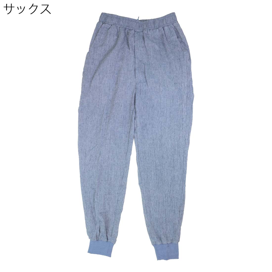 シニアファッション 春夏 メンズ 麻混 楊柳 裾リブ ホッピング パンツ ズボン 紳士 パンツ ボトムス 70代 80代 90代 通年 父の日 ゴム cocorono22-10006945 cocorono 楽天市場店 サンプル画像2