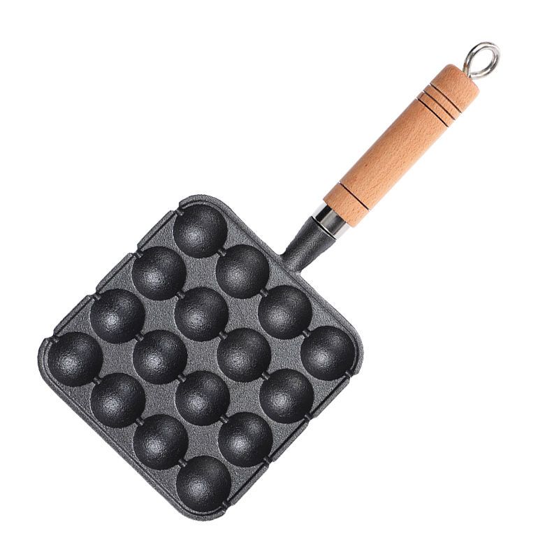 たこ焼き 16穴 片手 鉄鋳物 たこ焼きプレート ih対応 たこ焼き器 フライパン お菓子 たこ焼き ホットケ..