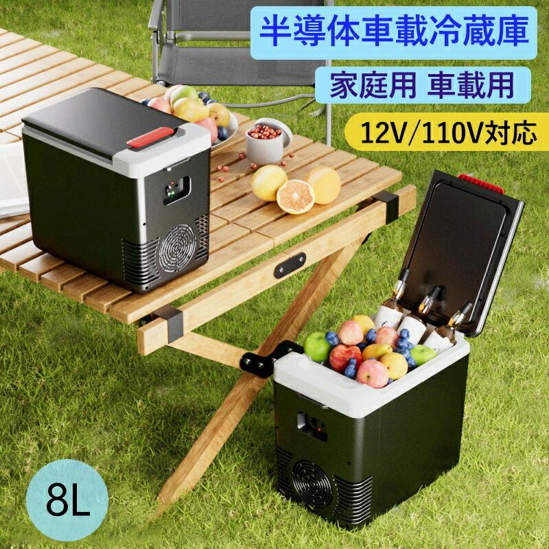 【送料無料】車載冷蔵庫 ポータブル冷凍庫 小型冷蔵庫 車中泊 アウトドア 冷凍冷蔵庫 8L ミニ冷凍庫 車載用 保冷庫 スリム設計 移動式 キャンプ 冷温対応 家庭用 コンパクト 大容量 保冷ボックス DC12V 車載冷蔵庫 冷凍機能 保冷庫 アウトドアグッズ クーラーボックス 車中泊