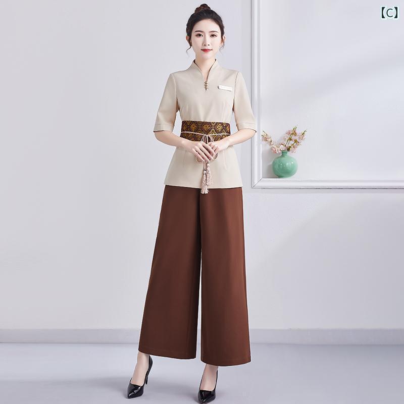 【送料無料】エステ ユニフォーム パンツ 春秋 レディース 美容院 作業服 サウナ ...