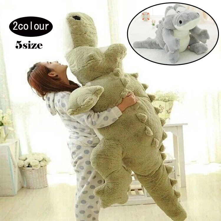 【送料無料】送料無料 超特大 ぬいぐるみ ワニ 鰐 特大 2色 可愛いわに抱き枕 動物 プレゼント 一人暮..