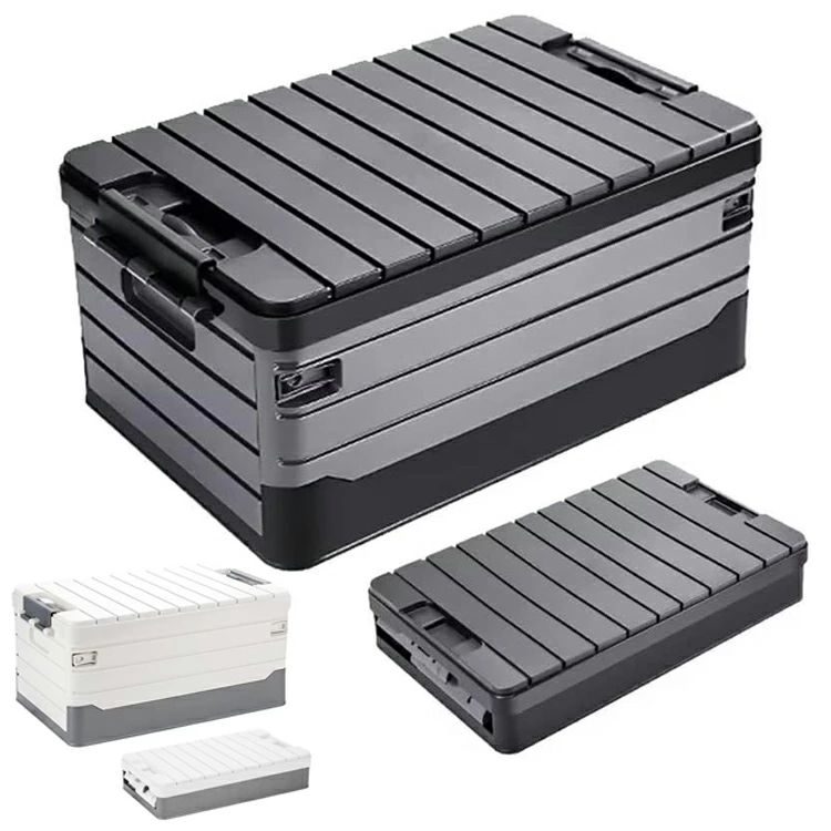 収納ケース コンテナボックス キャンプ 収納ボックス 折り畳み ふた付き 積み重ね可能 組立簡単 多機能..