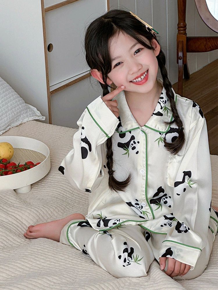 【送料無料】キッズ パジャマ 女の子 夏 長袖 春秋 ルームウエア 子供パジャマ 女...