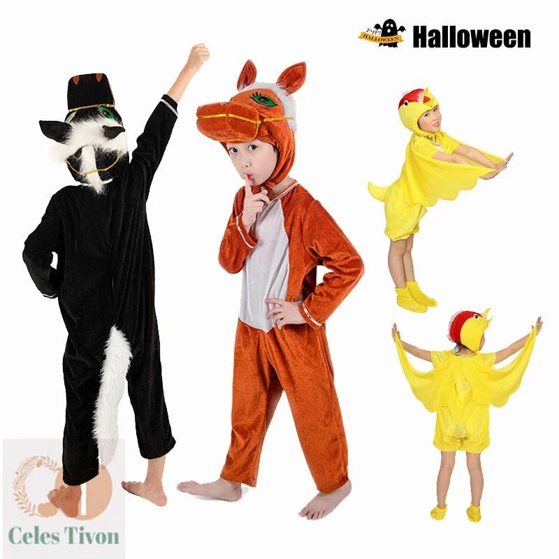 送料無料 ハロウィン 衣装 男の子 女の子 着ぐるみ 仮装 保育園 小学校 イベント ステージ衣装 子供用 ..