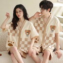 ペアパジャマ パジャマ ルームウェア カップル 半袖 夏 セットアップ 綿 レディース メンズ 2点セット 家族 夫婦 ショートパンツ 男女 お揃い 部屋着 可...