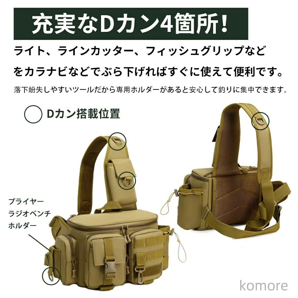 【送料無料】ラ ウエスト ヒップ 防水 ルアーエギングバッグ ハイパフォーマンス ...
