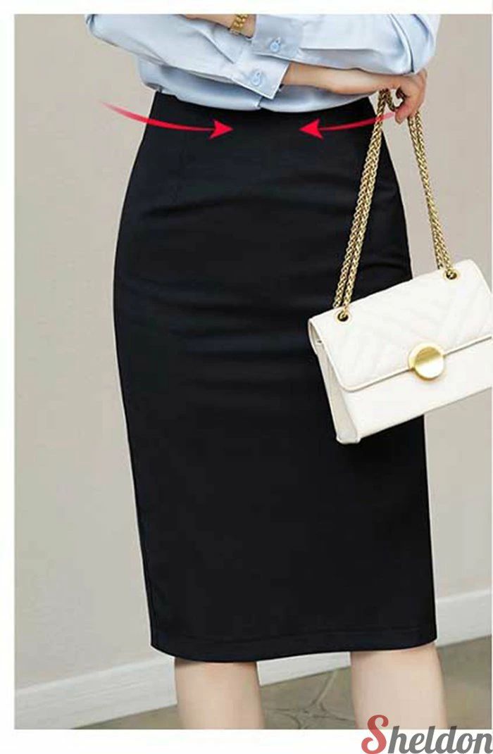 ペンシルスカート 通勤 スカート タイトスカート 膝丈 レディース ボトムス 春 秋 大きいサイズ オフィス スーツスカート バックスリット 着痩せ オシャレ 仕事 ビジネス タイト 就職 フォーマル 入職 制服 事務服