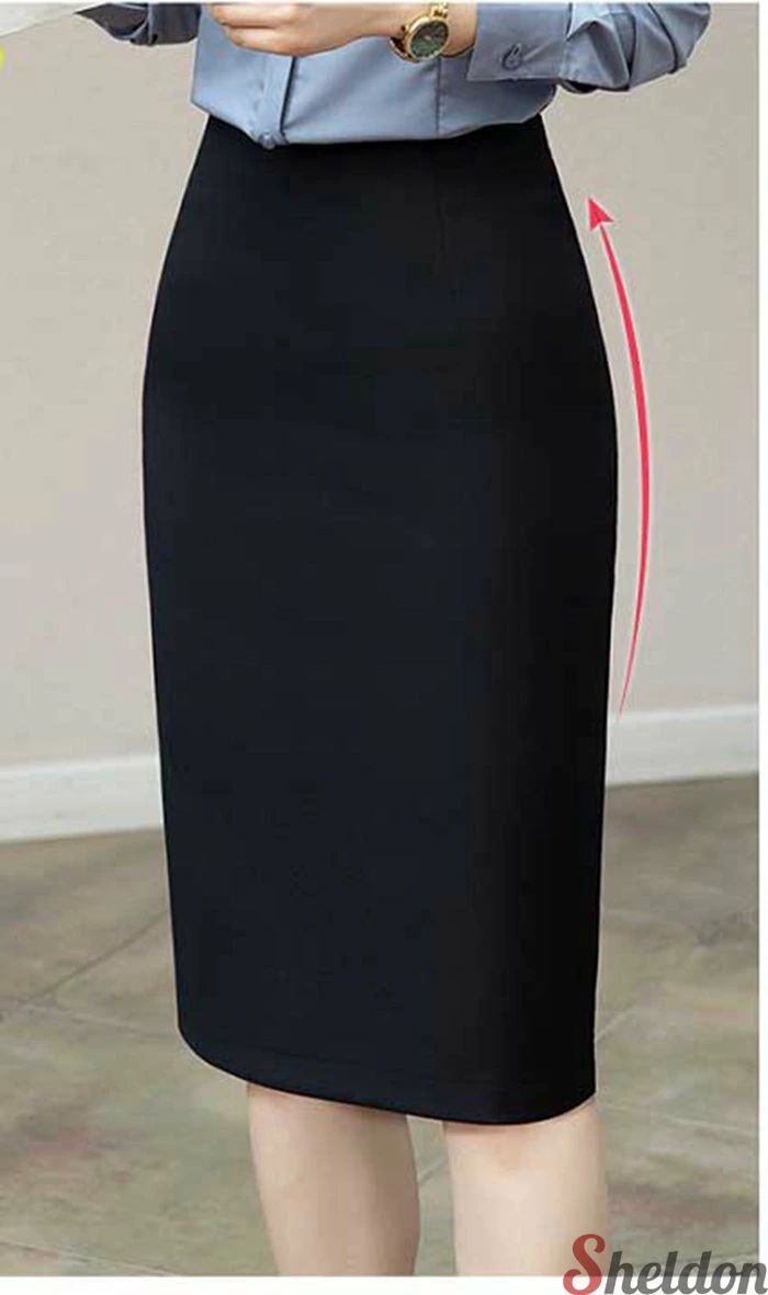 ペンシルスカート 通勤 スカート タイトスカート 膝丈 レディース ボトムス 春 秋 大きいサイズ オフィス スーツスカート バックスリット 着痩せ オシャレ 仕事 ビジネス タイト 就職 フォーマル 入職 制服 事務服