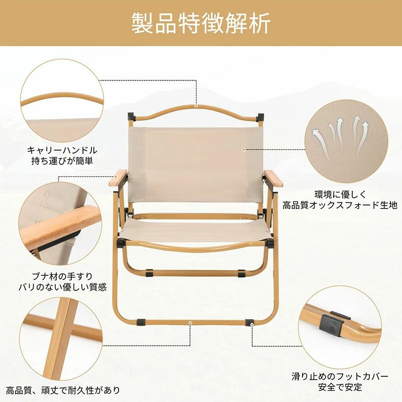 アウトドアチェア キャンプ椅子折りたたみ 軽量コンパクトアウトドア インストールは不要 家 室内 お釣り 登山 携帯便利 キャンプ椅子 ピクニック レジャー キャンプ用 cocoroya0104-10001661 こころ家楽天市場店 サンプル画像3
