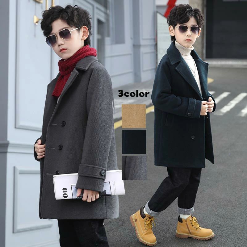 送料無料 キッズ アウター 男の子 ダッフルコート チェスターコート 子供服 ボーイズ コート ジュニア ..