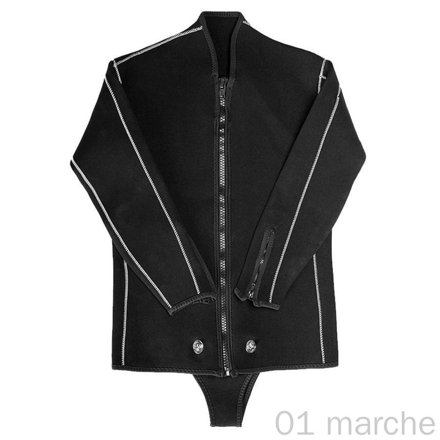 メンズウェットスーツ5mm 2ピース ブラック ウィンター 水着 ネオプレン ウルトラストレッチ フロントジップ フルボディ ダイビングスーツ 長袖 サーマルウェア 防寒性抜群 ダイビング用高機能スーツ