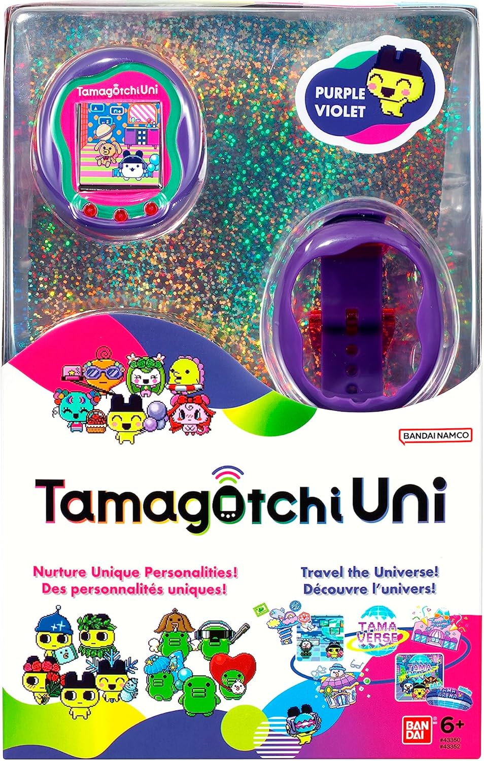 【英語版】 バンダイ Tamagotchi Uni パープル Wi-F i対応 たまごっちuni お ...