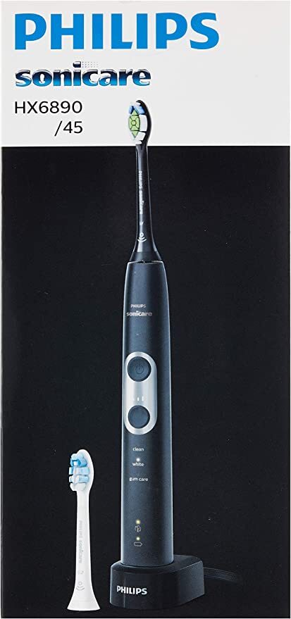フィリップス ソニッケアー プロテクトクリーン プレミアム 電動歯ブラシ ブラック HX6890/45 PHILIPS 電動歯磨き 電動ハブラシ 音波歯ブラシ 音波電動歯ブラシ はぶらし ハブラシ ステイン対策 歯茎ケア 歯ぐきケア 大人 子供のサムネイル