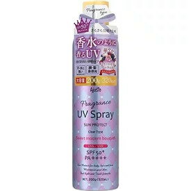 大容量 アジャステ フレグランス UVスプレー スイートモダンブーケ SPF50+ PA++++ 日焼け止め サラサラ UVカット 日焼けどめ 日焼け対策グッズ ボディ uvケア さらさら メイクキープ 顔 髪 全身用 紫外線対策 メンズ レディース 子供 ajuste ドウシシャ バラ 200g 320mL