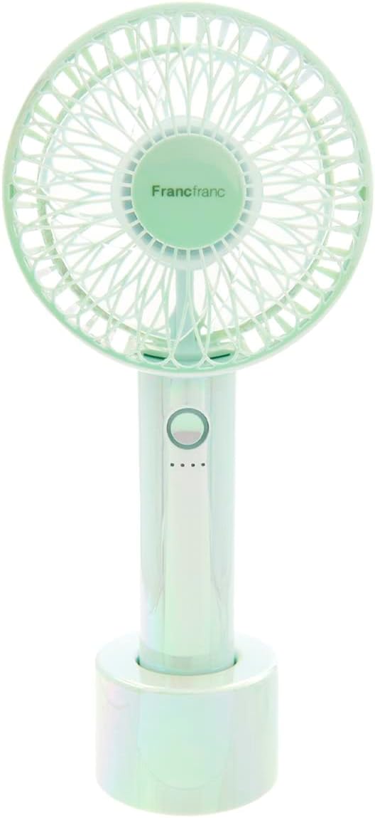 フランフラン FRAIS ハンディファン オーロラミント 充電 扇風機 Francfranc FRAIS HANDY FAN LITE 手..