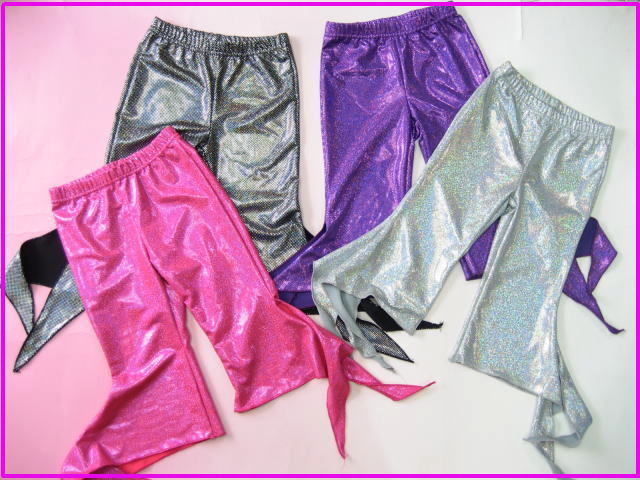 PRINCESS COCO★ラメプリ☆スリットパンツ（水着・ダンス対応）(CAPY-02)(ダンス）【韓国子供服】【5,250円以上送料無料・SALE含】