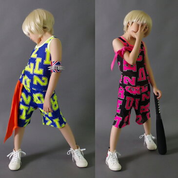 キッズ ダンス衣装 パンツ ロゴ メッシュ PPR-03[子供服 ハーフパンツ ヒップホップ ジャズ ジュニア ガールズ セットアップ 男の子 目立つ 派手 ダンス 発表会 チーム ジャズダンス チアダンス 衣装 青 ピンク キッズダンス 韓国子供服]