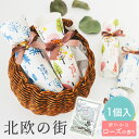【23日20時〜P10倍+180円クーポン】 プチギフト 入浴剤 北欧の街 バスソルト 送迎会 1個から 卒業 卒園 退職 個包装 産休 職場 お菓子 結婚式 ...