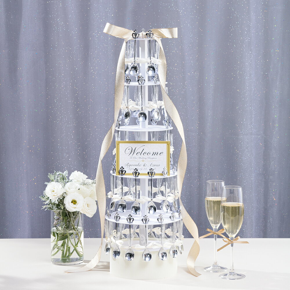 【25日限定P5倍+200円OFFクーポン】 ウェルカムスプーンタワー 【sunveil】 プチギフト クリスマス お正月 お年賀 2026年 退職 結婚式 出...