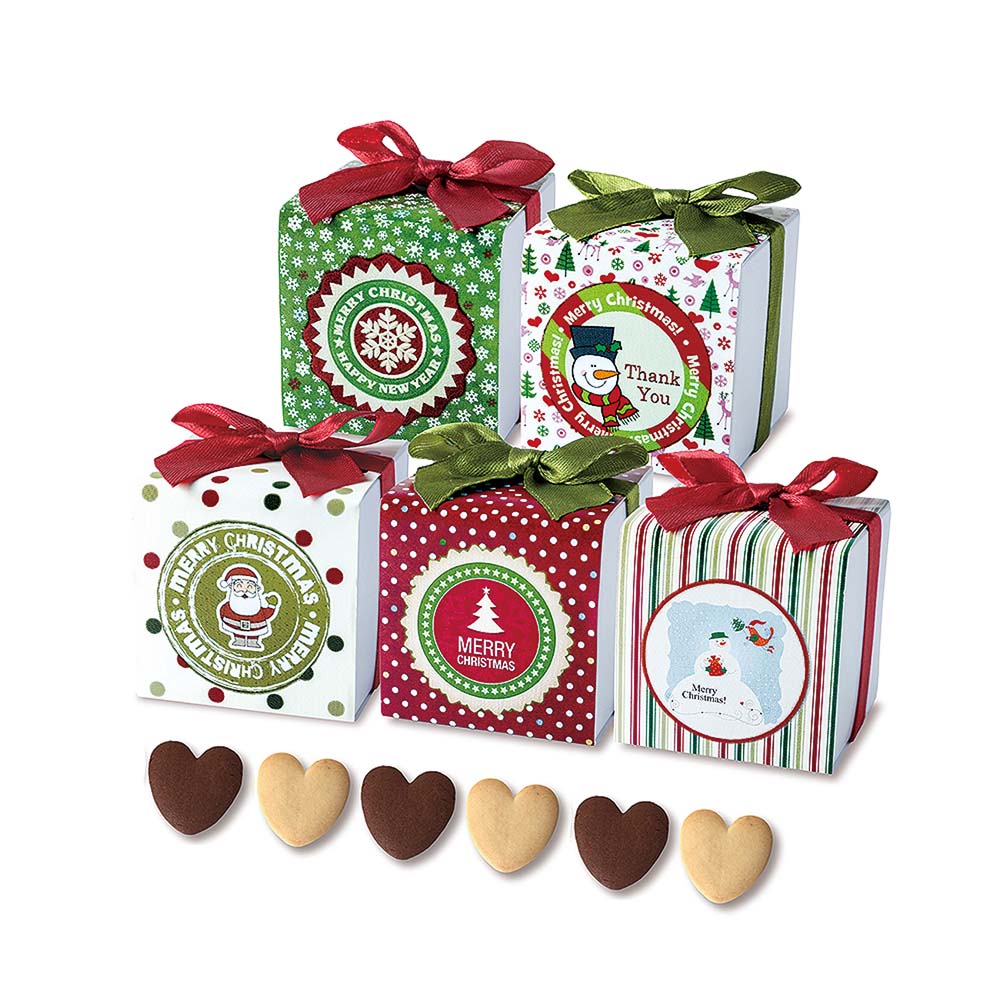 【18日限定P10倍+180円クーポン】 プチギフト お菓子 CCクリスマスハッピーキューブ 【Hazuwell】応援 退職 大量 個包装 結婚式 卒園 卒業 ...