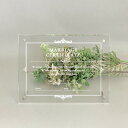 【23日20時〜P10倍+180円クーポン】 アクリル結婚証明書 クラシック ホワイト 結婚式 アクリル 結婚証明書 オシャレ ゲスト参加型 参加型 キリスト教...