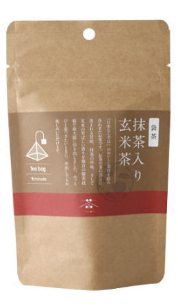 茶のみ 抹茶入り玄米茶ティーバッグの商品画像