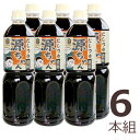 【送料無料】金沢・大野 直源醤油 だしつゆ源ちゃん 1L×6本組