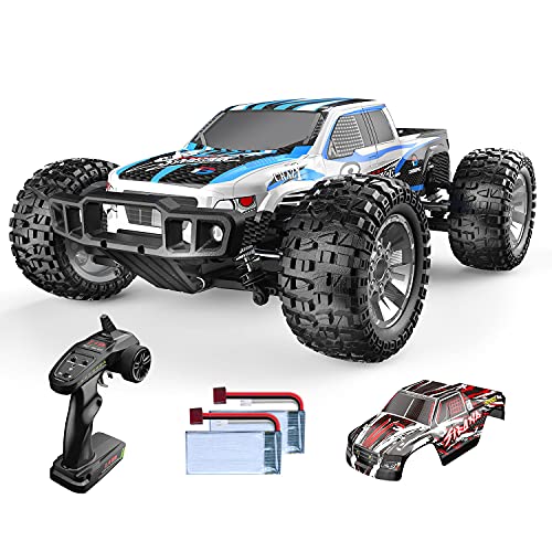 DEERC ラジコンカー DEERC ラジコンカー オフロード 4WD こども向け 大人向け 高速 40km/h 大型 1/10スケール シェル2個 バッテリー2個 操作時間40分 2.4GHz 防振 プレゼント 贈り物 日本認証済み 日本語説明書 9200E