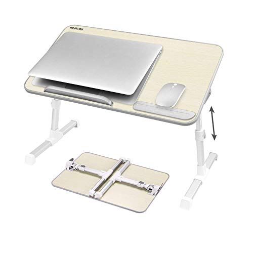NEARPOW 折りたたみ式 ノートパソコンスタンド ベッドテーブル 4つ組み立て方 両・右・左利き対応 ロー..