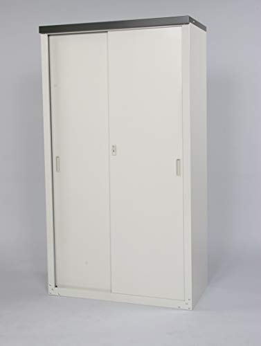 グリーンライフ(GREEN LIFE) 家庭用収納庫 ライトグレー 幅89×奥行47×高さ162cmHS-162