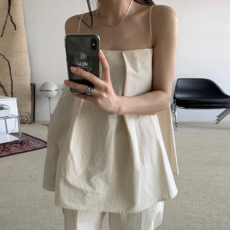 【送料無料】レディース ナチュラル キャミソール トップス ノースリーブ 大人可愛い ママコーデ ママファッション 韓国系 オルチャン 人気 トレンド 新作 20代 30代 40代 きれいめ レトロ シンプル お出かけ デート おしゃれ 通勤 通学 オフィス OL デイリー 普段着 ラフ