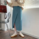 【送料無料】レディース ミドル丈 イレギュラー スリット スカート ロング ミモレ丈 ハイウエスト ボトムス 変形デザイン 不規則 アシンメトリー ゆったり 大人可愛い ママコーデ ママファッション 韓国 オルチャンファッション 人気 トレンド 新作 20代 30代 40代 きれいめ(4)