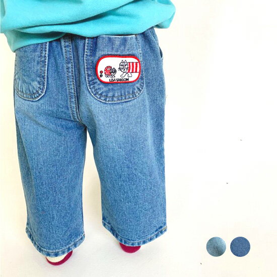 DG パッチ デニム 長ズボン 2色 ◎90cm・100cm・110cm・120cm・130cm・韓国子供服・cocostyleのサムネイル