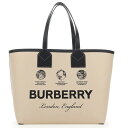 バーバリー ロンドン Burberry バッグ レディース トートバッグ コットン キャンバス ポーチ付き かばん 鞄 【送料無料】 ブランド バ..