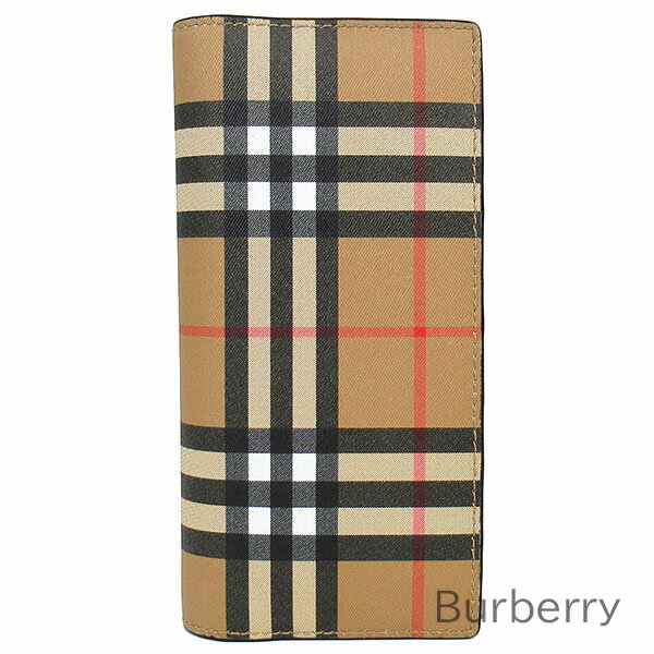 バーバリー バーバリー ロンドン Burberry 財布 メンズ 長財布 チェック柄 レザー 【送料無料】 ブランド バーバリー正規品販売店 直営アウトレット店より直輸入 【あす楽】