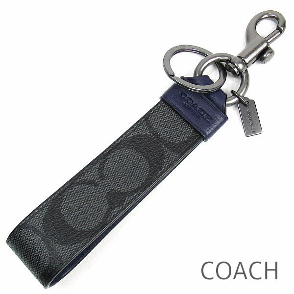 コーチ COACH キーホルダー メンズ レディース キーリング バッグチャーム シグネチャー ナスカン付き 【送料無料】 ブランド コーチ正規品販売店 直営アウトレット店より直輸入 【あす楽】