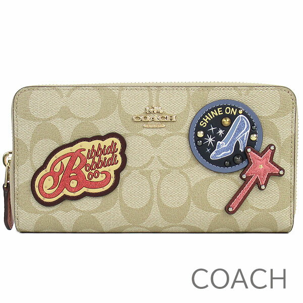 コーチ COACH 財布 長財布 ディズニー×コーチ シンデレラ Disney コラボ 限定商品 レディース シグネチャー ラウンドファスナー 【送料無料】 ブランド コーチ正規品販売店 直営アウトレット店より直輸入 【あす楽】のサムネイル