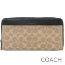 母の日無料ラッピング！ コーチ COACH 財布 メンズ レディース 長財布 シグネチャー ラウンドファスナー 【送料無料】 ブランド コーチ正規品販売店 直営アウトレット店より直輸入 【あす楽】