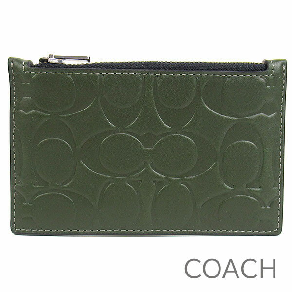 父の日無料ラッピング！ コーチ COACH 小銭入れ メンズ レディース カードケース コインケース レザー シグネチャー 【送料無料（ネコポス メール便）】 ブランド コーチ正規品販売店 直営アウトレット店より直輸入 【あす楽】のサムネイル