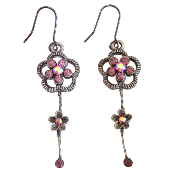 樂天商城 - 母の日無料ラッピング！ フラワーピアス＃K20PNK