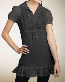 樂天商城 - 母の日無料ラッピング！ シースルートップスブラック Mサイズ