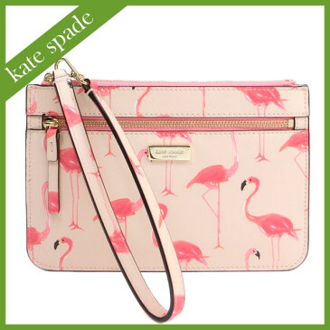 ケイトスペード kate spade ポーチ レディース iPhone7 iPhone8 Plus ケース スマホケース スマートフォンケース iPhoneケース リストレット フラミンゴ柄 【送料無料(ネコポス メール便)】 ブランド ケイトスペード正規品販売店 直営アウトレット店より直輸入 【あす楽】