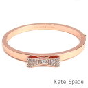 母の日無料ラッピング！ ケイトスペード kate spade ブレスレット レディース ブレス バングル 腕輪 アクセサリー ジュエリー リボン 【送料無料（ネコポス メール便）】 ブランド ケイトスペード正規品販売店 直営アウトレット店より直輸入 【あす楽】