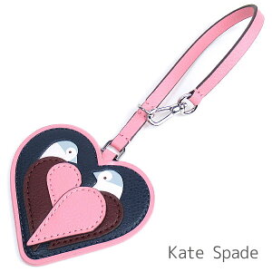 ケイトスペード kate spade バッグチャーム レディース キーホルダー キーリング レザー ハート 鳥 バード 【送料無料】 ブランド ケイトスペード正規品販売店 直営アウトレット店より直輸入 【あす楽】