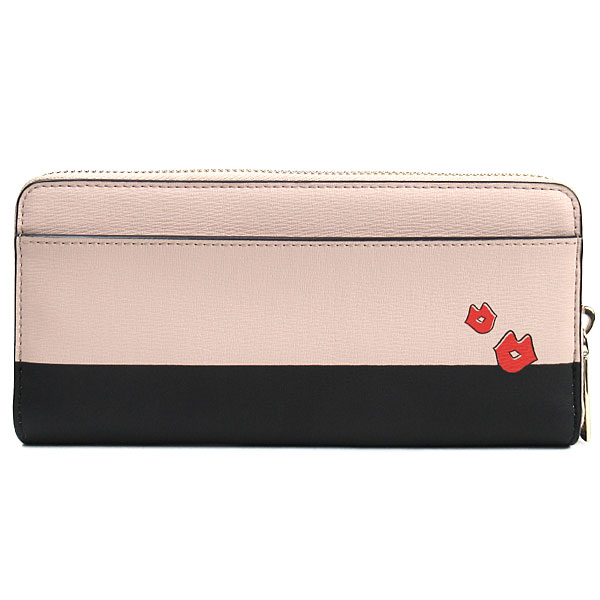 母の日無料ラッピング！ ケイトスペード kate spade 財布 レディース 長財布 ディズニー ミニーマウス Disney コラボ商品 レザー ラウンドファスナー 【送料無料】 ブランド ケイトスペード正規品販売店 直営アウトレット店より直輸入 【あす楽】