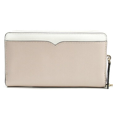 ケイトスペード kate spade 財布 レディース 長財布 レザー 2トーン バイカラー iPhone収納ポケット付き スマホ収納ポケット付き ストラップ付き ラウンドファスナー 【送料無料】 ブランド ケイトスペード正規品販売店 直営アウトレット店より直輸入 【あす楽】