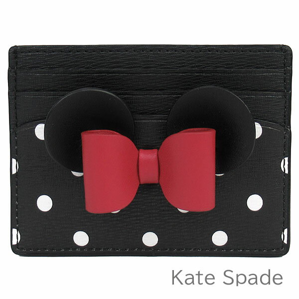 ケイトスペード ケイトスペード kate spade パスケース レディース 定期入れ カードケース ディズニー ミニーマウス Disney コラボ商品 水玉模様 ドット柄 【送料無料】 ブランド ケイトスペード正規品販売店 直営アウトレット店より直輸入