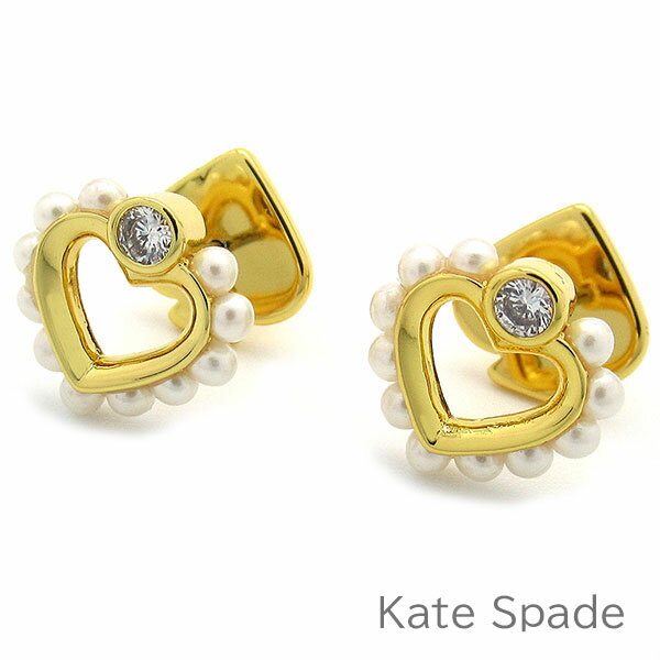 ケイトスペード イヤリング（レディース） ケイトスペード kate spade ピアス レディース イヤリング ハート アクセサリー ジュエリー 【送料無料（ネコポス メール便）】 ブランド ケイトスペード正規品販売店 直営アウトレット店より直輸入 【あす楽】