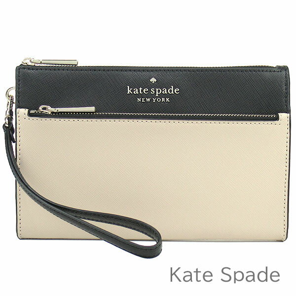 ケイト・スペード ニューヨーク 革長財布 レディース 父の日無料ラッピング！ ケイトスペード kate spade 財布 レディース 長財布 レザー 2トーン バイカラー 【送料無料】 ブランド ケイトスペード正規品販売店 直営アウトレット店より直輸入 【あす楽】