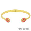 ケイトスペード ブレスレット 母の日無料ラッピング！ ケイトスペード kate spade ブレスレット レディース ブレス バングル 腕輪 アクセサリー ジュエリー 花 フラワー 【送料無料（ネコポス メール便）】 ブランド ケイトスペード正規品販売店 直営アウトレット店より直輸入 【あす楽】